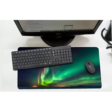 Imagem de Mouse Pad Desk Pad Mousepad Grande 30x70cm - Aurora Boreal