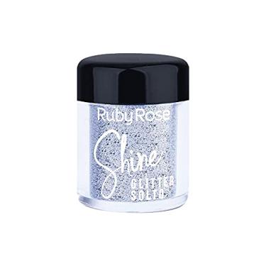 Imagem de Ruby Rose Shine Glitter Em Po Silver 21 G