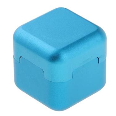 Imagem de Luzhengyang Suporte de giz portátil para taco de bilhar | Estojo de alumínio para giz de bilhar | Acessórios de Snooker para Giz Fácil | Serve na maioria das principais marcas | Ótimo para torneios -