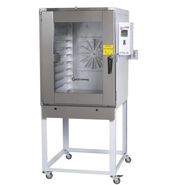 Imagem de Forno Turbo A Gás 10 Esteiras Com Pedestal Ftg10 Gastromaq Forno Glp Epóxi 110V