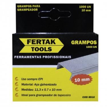 Imagem de Grampo Grampeador Tapeceiro 11,3X0,7Mm 10Mm Fertak 10000 Un