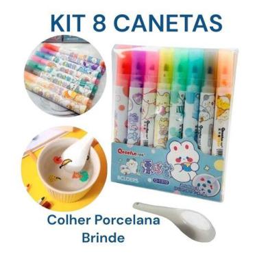 Imagem de Kit 8 Canetinhas Flutua Água Caneta Mágica Desenho Flutuante - Liderne