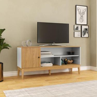 Imagem de Rack 1 Porta Linha Riscado 36x63x136 Cm - Movelbento