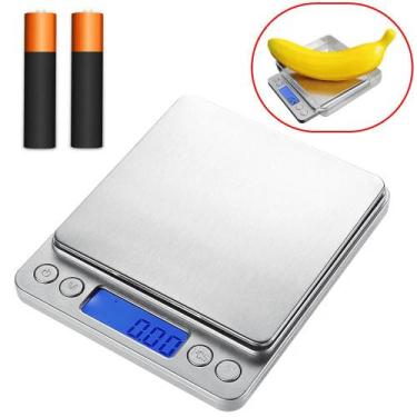 Imagem de Mini Balança Digital Alta Precisão 0.1g Até 3kg Para Alimentos E Líqui