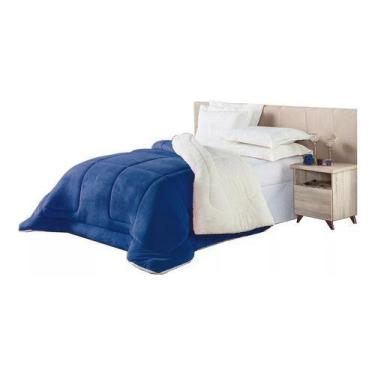 Imagem de Edredon Coberdrom  Queen La Carneiro Manta Soft - Chrisney Bordados, A