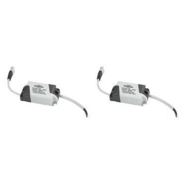 Imagem de Kit C/2 - Driver Reator Fonte P/Painel Led Blumenau 18W, Bivolt