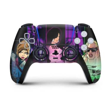 Imagem de Adesivo Compatível PS5 Controle Playstation 5 Skin - GTA The Trilogy -