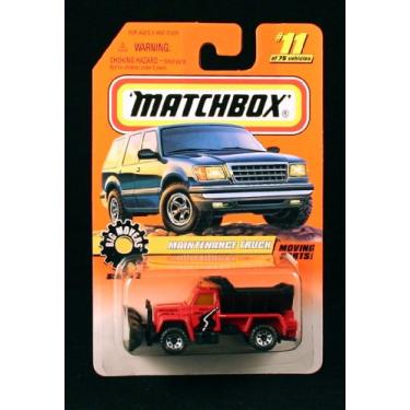 Imagem de Matchbox Maintenance Truck RED Big Movers Series 2 1998 Basic Die-Cast Vehicle (#11 of 75)