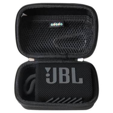Imagem de Adada Capa rígida de viagem para alto-falante Bluetooth portátil JBL Go 3/JBL GO 4 (preto)