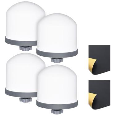 Imagem de YKMGON Substituição de filtro de água de cúpula de cerâmica 0,2 a 0,5 mícron para sistema de filtro de água de bancada, pacote com 4