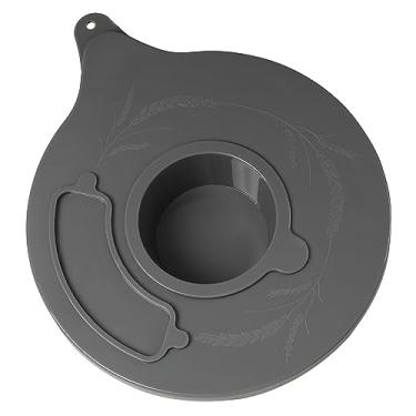 Imagem de Lawenme Tampa de tigela de vidro para batedeira KitchenAid K5GB 5 Quart Tilt-Head Stand Mixer, protetor contra respingos com abertura de ingredientes, tampa de tigela de vidro para evitar derramamentos de ingredientes