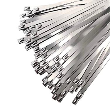 Imagem de Abraçadeiras de cabo fortes HS para uso extra pesado com fecho de zíper para uso interno, 0.18x11.8 inch