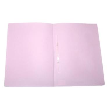 Imagem de Pasta grampo of. linho serena  rosa pastel c/gp - pct c/5 - DELLO