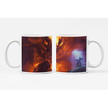 Imagem de Caneca Gandalf vs Balrog Senhor dos Anéis - Like Geek
