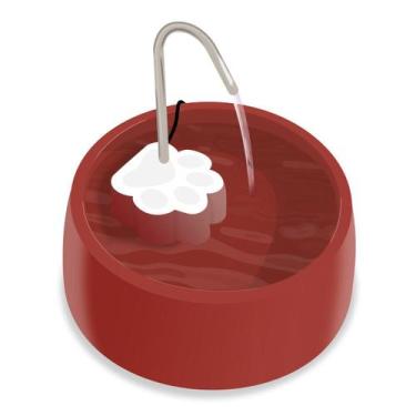 Imagem de Kit Fonte Bebedouro Petlon Baby - Vermelho 110V