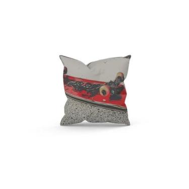 Imagem de Almofada Decorativa 25x25 Personalizada Skate Vermelho - Deluzz