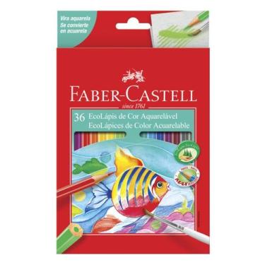 Imagem de Ecolápis de Cor Aquarelável FABER-CASTELL 36 Cores