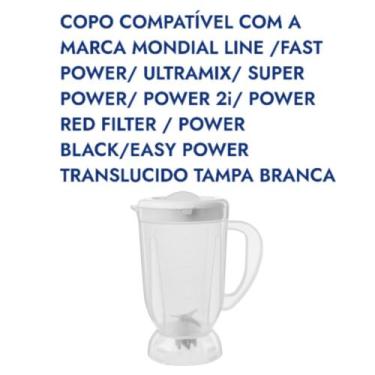 Imagem de copo de liquidificador Mondial Power Red Filter L-77/Power Black Filte