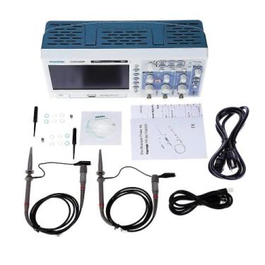 Imagem de Hantek Qingdao 2CH Bench Oscilloscope Hantek DSO5072P DSO5102P DSO5202P Portable Digital Storage Oscilloscope USB PC Osciloscopio 2 Channel 70MHz 100MHz 200MHz 1GSa/s 40K(DSO5102P)