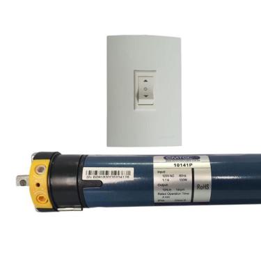 Imagem de Motor Tubular C/ Botoeira P/ Persiana/toldos 10n 23kg 110v  - EMTECO