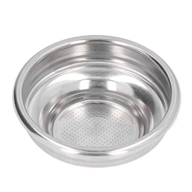 Imagem de Cesta de filtro de café de aço inoxidável de 58 mm, design poroso pressurizado de parede única para filtro portátil, adequado para casa, cozinha, restaurante e cafeterias