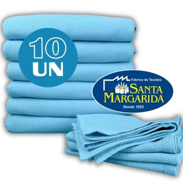 Imagem de Jogo 10 Panos de Prato Cozinha Grande Liso Pé de Galinha Colorido