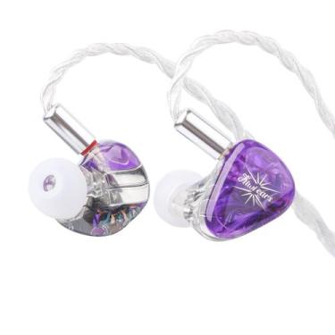 Imagem de Monitor intra-auricular Linsoul Kiwi Ears Orchestra Lite 8BA IEM Purpl
