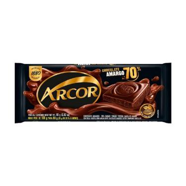 Imagem de Chocolate Arcor Amargo 70% Cacau 80g