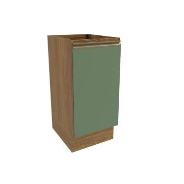 Imagem de Balcão Celeste Kappesberg 100% Mdf 1 Porta Nogueira/verde 40cm