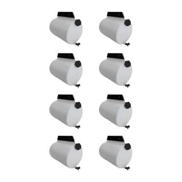 Imagem de Corote Barrica Agua Caminhão 26 Litros Branco C/Suporte 8 Un - Bepo