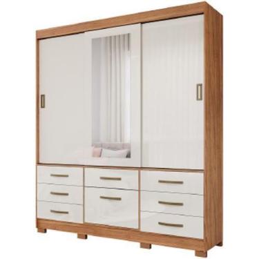 Imagem de Roupeiro Panan Luiza 100 Mdf 3Pts 7 Gvs - - Pc / 4