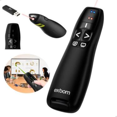 Imagem de Controle Apresentador De Slides Wireless Usb Passador a Laser - Exbom