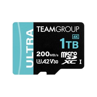 Imagem de TEAMGROUP Cartão Ultra A2 1TB Micro SDXC UHS-I U3 A2 V30, R/W até 200/170 MB/s com adaptador TULMSDX1TIA2V3022503
