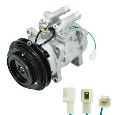 Imagem de Compressor De Ar Condicionado 10p15 1v 24v 8 Fixações - KLASSE AUTO PA