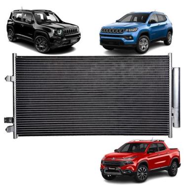 Imagem de Condensador Ac Jeep Renegade / Compass /fiat Toro Todos Flex - KLASSE 