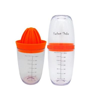 Imagem de Espremedor manual de frutas e mixer misturador de bebidas kit - Fábric