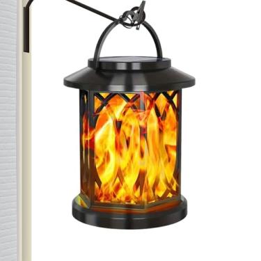 Imagem de Lanterna Solar | Lâmpada Impermeável para Todas as Condições Climáticas | Luminárias de Pátio Penduráveis para Caminhos Entradas Jardim Piscina Varanda Decoração