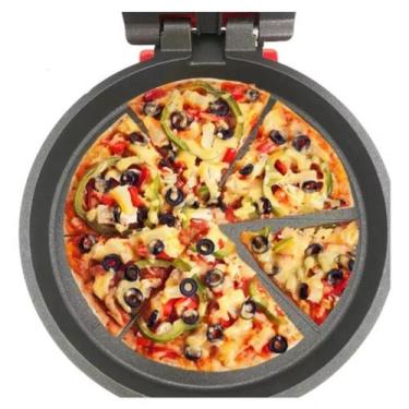 Imagem de Máquina Elétrica Pizza Bancada Antiaderente Crocante 1000w - Sokany, 1