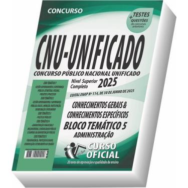 Imagem de Apostila CNU Concurso Nacional Unificado Bloco 5 Administração - CURSO