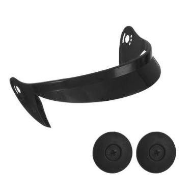 Imagem de Pala Capacete Pro Tork Liberty 3 Preto + Parafuso da Viseira, PRETO, Ú