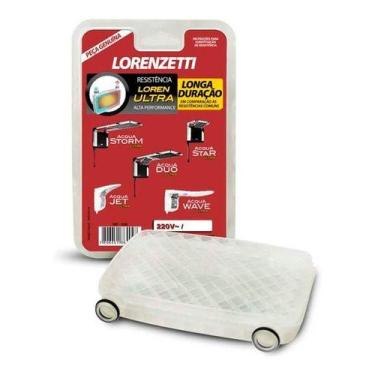 Imagem de Resistência Chuveiro Acqua Duo Ultra 220v 6800w Lorenzetti, Branco