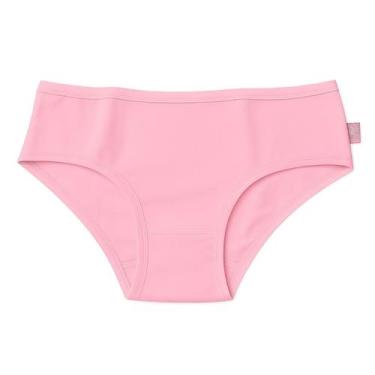 Imagem de Calcinha Infantil Básica Sanny Cintura Média Conforto, Rosa delicati, 