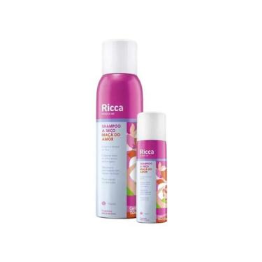 Imagem de Kit Shampoo a Seco Maçã do Amor Ricca 50ml e 150ml - Frescor