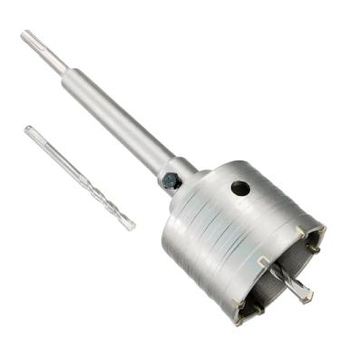 Imagem de DKIBBITH Serras Copo Para Concreto, Broca De Núcleo De Aço Tungstênio De 75 Mm Para Blocos De Concreto, Tijolos, Pedras, Paredes De Tábuas Para Tubos Ou Mini Linhas De Divisão, Com Haste Sds Plus E
