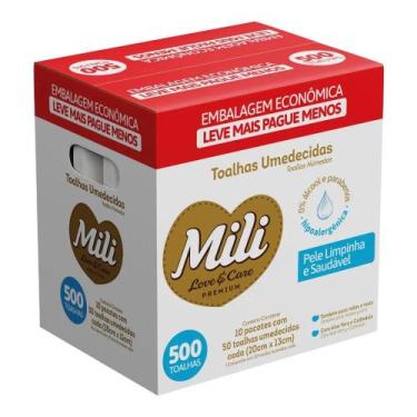 Imagem de Toalhas Umedecidas Mili Love Care 500 unidades