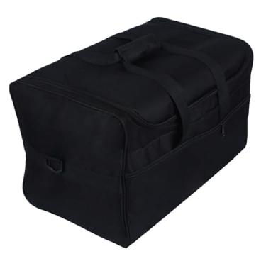 Imagem de Vaguelly Bolsa de tambor resistente de tecido Oxford premium com zíper conveniente para armazenamento de cajon e baquetas para músicos e apresentações