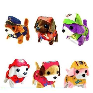 Imagem de Tk-dg01 cachorro patrulha canina anda e late - toyking