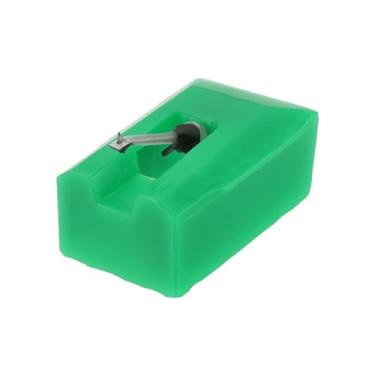 Imagem de Briny River Caneta de substituição compatível com Audio Technica ATN95E AT95E AT-LP120USB Cartucho fono toca-discos caneta elíptica, verde