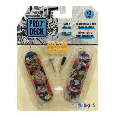 Imagem de Mini Skate De Dedo Pro Deck 2 Skates E Acessórios Multikids, Prodeck