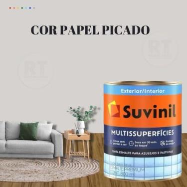 Imagem de Tinta Epóxi Base Água Suvinil Cor Cinza Multissuperfícies Antimofo Lav